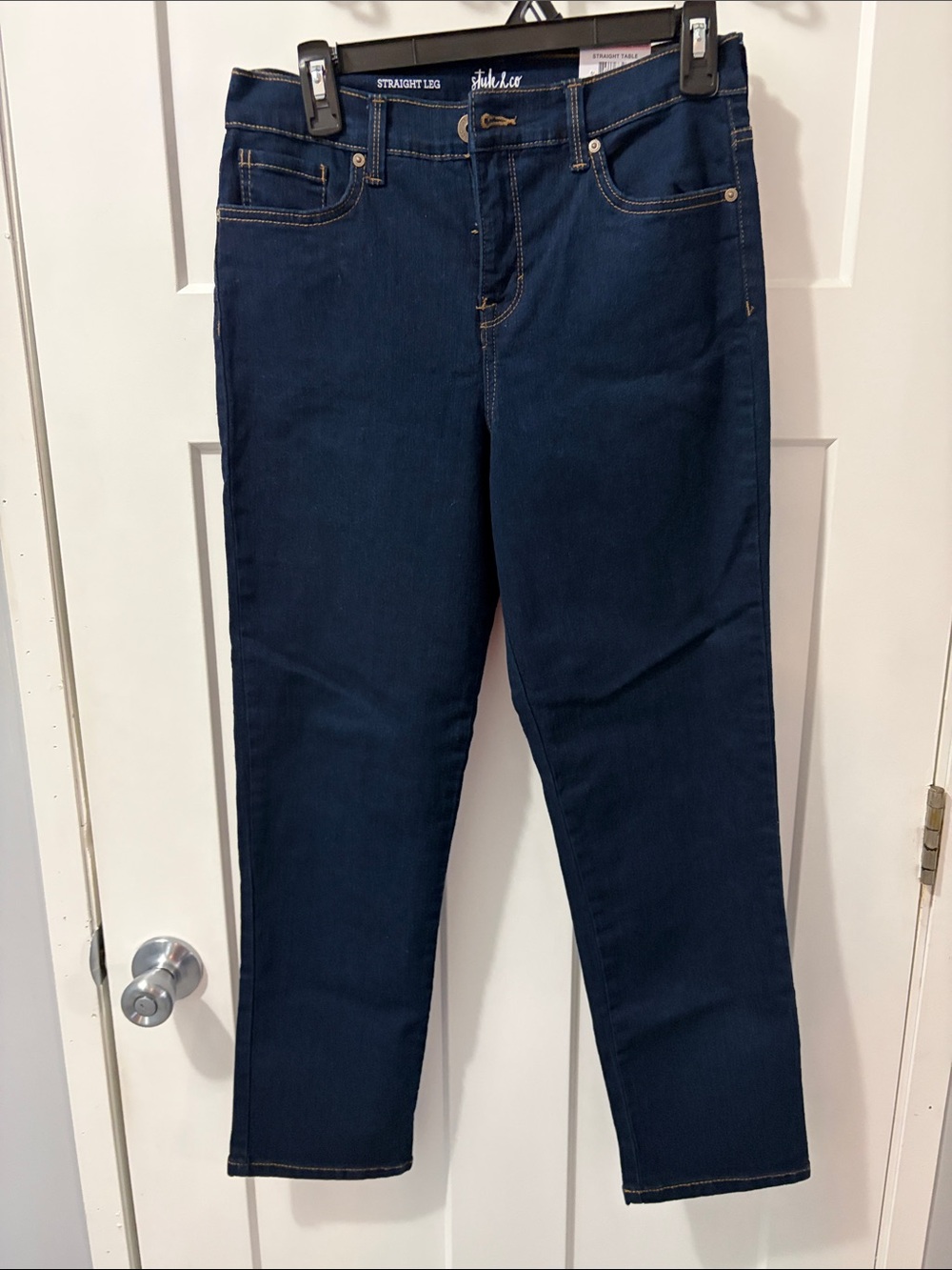 Style & Co. Straight Leg Jeans in Deep Navy